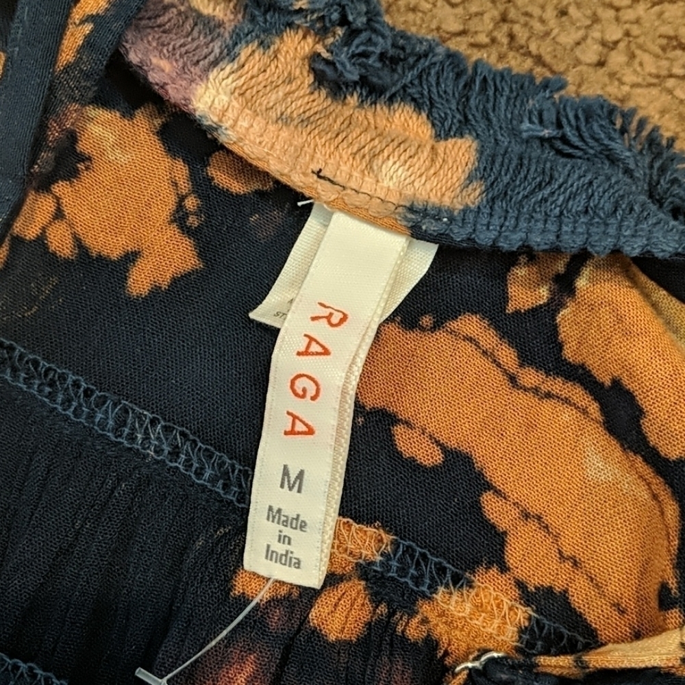 Raga Desert Daze Sharkbite Tie Dye Tank Top - Picture 6 of 6